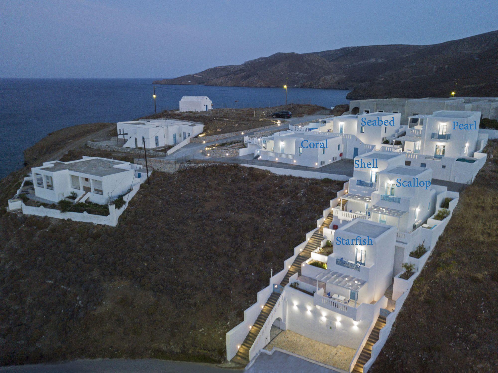 Aegean Sea Villas Livadi  Exterior photo
